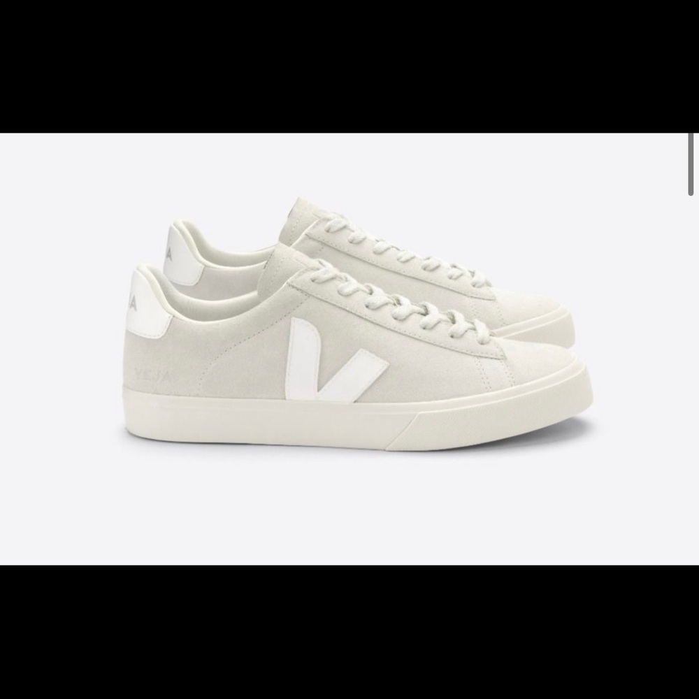 Veja- CAMPO SUEDE NATURAL WHITE